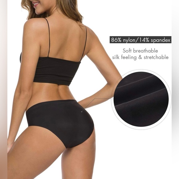 ALTHEANRAY Women’s Seamless Hipster Underwear No Show Panties Multi-Pack - NWT - Picture 4 of 8